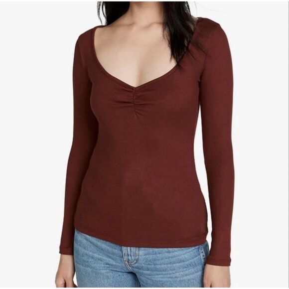 Madewell Fine Ribbed Sweetheart Tee Size S - Picture 3 of 8